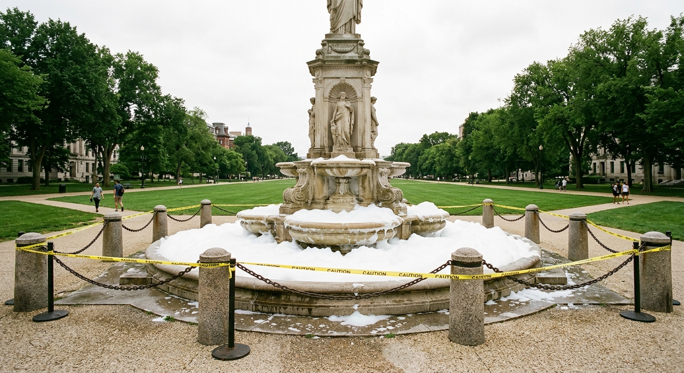 Woman Charged in World War II Memorial Vandalism on National Mall