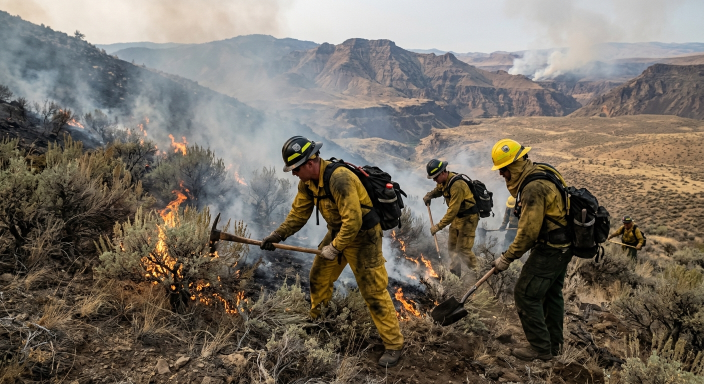 Wildfire Near Reno, Nevada Forces Evacuations as Hawk Fire Grows