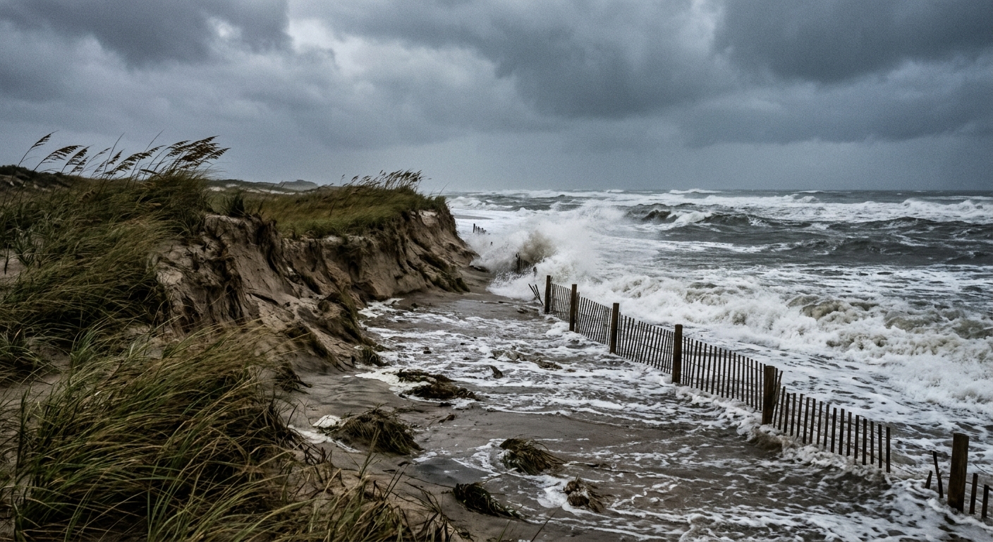 Powerful Nor’easter Brings Winds and Flooding Risks to Eastern U.S. Coast